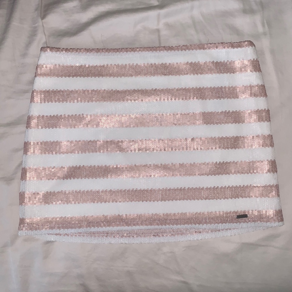 NWT Abercrombie Kids sequin Skirt 14